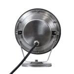 GloboStar® UNDERWATER-DENIS 90431 Υποβρύχιο Επιφανειακό Φωτιστικό Σποτ Ειδικό για Σιντριβάνια – Πισίνες – Τζακούζι LED 12W 1020lm 30° DC 24V Αδιάβροχο IP68 Μ14.5 x Π7 x Υ17cm RGBW DMX512 – Ανοξείδωτο Ατσάλι SS304 – 3 Years Warranty