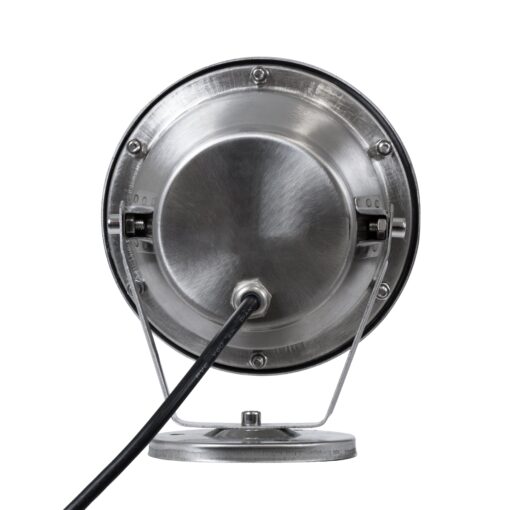 GloboStar® UNDERWATER-DENIS 90431 Υποβρύχιο Επιφανειακό Φωτιστικό Σποτ Ειδικό για Σιντριβάνια – Πισίνες – Τζακούζι LED 12W 1020lm 30° DC 24V Αδιάβροχο IP68 Μ14.5 x Π7 x Υ17cm RGBW DMX512 – Ανοξείδωτο Ατσάλι SS304 – 3 Years Warranty
