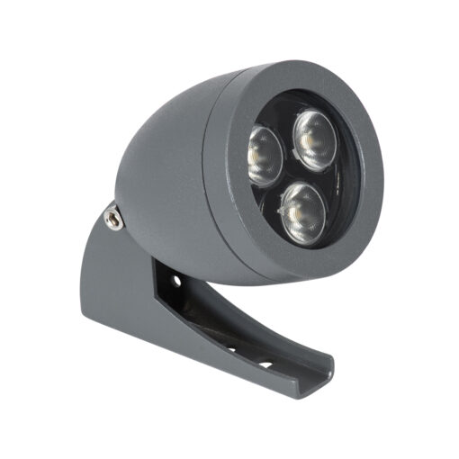 GloboStar® TREELIGHT-TREESPO 90465 Σποτ Φωτισμού Ειδικό για Φυτά – Δέντρα LED 6W 660lm 15° DC 24V Αδιάβροχο IP67 Μ6.6 x Π9 x Υ12cm Θερμό Λευκό 2700K – Γκρι Ανθρακί – 3 Years Warranty