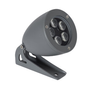 GloboStar® TREELIGHT-TREESPO 90469 Σποτ Φωτισμού Ειδικό για Φυτά – Δέντρα LED 12W 1320lm 15° DC 24V Αδιάβροχο IP67 Μ9 x Π11 x Υ9cm Θερμό Λευκό 2700K – Γκρι Ανθρακί – 3 Years Warranty