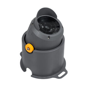 GloboStar® FLOOD-SIMA 90494 Κινούμενος Προβολέας – Σποτ Φωτισμού Wall Washer με Αντιθαμβωτική Γρίλια για Φωτισμό Κτιρίων LED 24W 2040lm 30° DC 24V Αδιάβροχο IP67 Μ14.5 x Π24.2 x Υ22.5cm RGBW DMX512 – Γκρι Ανθρακί – 3 Years Warranty