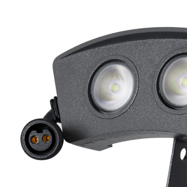 GloboStar® TREELIGHT-PLANTE 90514 Κυρτή Μπάρα Φωτισμού Wall Washer Ειδική για Φυτά – Δέντρα LED 3W 255lm 15° DC 24V Αδιάβροχο IP67 Μ11 x Π3 x Υ8.2cm Αρχιτεκτονικό Πορτοκαλί 2200K – Γκρι Ανθρακί – 3 Years Warranty