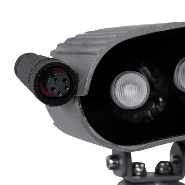 GloboStar® TREELIGHT-PLANTE 90518 Κυρτή Μπάρα Φωτισμού Wall Washer με Αντιθαμβωτική Γρίλια Ειδική για Φυτά – Δέντρα LED 3W 255lm 15° DC 24V Αδιάβροχο IP67 Μ11 x Π8.5 x Υ11cm RGBW DMX512 – Γκρι Ανθρακί – 3 Years Warranty