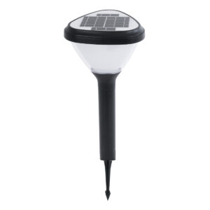 GloboStar® SOLARMIS 90521 LED Solar Bollard Light Κολωνάκι Κήπου Εξωτερικού Χώρου 10W 180lm 120° με Ενσωματωμένο Φωτοβολταϊκό Panel 6V 5W & Επαναφορτιζόμενη Μπαταρία Li-ion 3.2V 6000mAh με Αισθητήρα Ημέρας-Νύχτας – Αδιάβροχο IP65 Φ26 x Υ60cm Ψυχρό Λευκό 6000K – 2 Χρόνια Εγγύηση