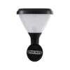 GloboStar® NATURE 90526 Αυτόνομο Ηλιακό Φωτιστικό Κήπου – Απλίκα Αρχιτεκτονικού Φωτισμού Εξωτερικού Χώρου LED 10W 330lm 120° με Ενσωματωμένο Φωτοβολταϊκό Panel 6V 2W & Επαναφορτιζόμενη Μπαταρία Li-ion 3.2V 1800mAh με Αισθητήρα Ημέρας-Νύχτας – Αδιάβροχο IP65 – Σώμα Αλουμινίου & ABS – Μ26 x Π29 x Υ36cm – Ψυχρό Λευκό 6000K – Μαύρο – 2 Χρόνια Εγγύηση
