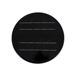 GloboStar® ARVENT 90534 Αυτόνομο Ηλιακό Φωτιστικό Κήπου – Κολωνάκι Αρχιτεκτονικού Φωτισμού Εξωτερικού Χώρου LED 10W 330lm 120° με Ενσωματωμένο Φωτοβολταϊκό Panel 6V 2W & Επαναφορτιζόμενη Μπαταρία Li-ion 3.2V 1800mAh με Αισθητήρα Ημέρας-Νύχτας – Αδιάβροχο IP65 – Σώμα Αλουμινίου & ABS – Φ24 x Υ36cm – Ψυχρό Λευκό 6000K – Μαύρο – 2 Χρόνια Εγγύηση