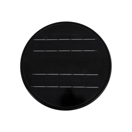 GloboStar® ARVENT 90534 Αυτόνομο Ηλιακό Φωτιστικό Κήπου – Κολωνάκι Αρχιτεκτονικού Φωτισμού Εξωτερικού Χώρου LED 10W 330lm 120° με Ενσωματωμένο Φωτοβολταϊκό Panel 6V 2W & Επαναφορτιζόμενη Μπαταρία Li-ion 3.2V 1800mAh με Αισθητήρα Ημέρας-Νύχτας – Αδιάβροχο IP65 – Σώμα Αλουμινίου & ABS – Φ24 x Υ36cm – Ψυχρό Λευκό 6000K – Μαύρο – 2 Χρόνια Εγγύηση