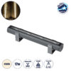 GloboStar® WINDOW-BARI 90538 Αρχιτεκτονικό Φωτιστικό Ανάδειξης Παραθύρων Window Light LED 12W 1140lm 8×180° DC 24V Αδιάβροχο IP67 L30 x W4 x H3.5cm Φυσικό Λευκό 4500K – Γκρι Ανθρακί – 3 Years Warranty