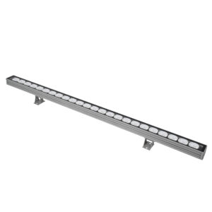 GloboStar® WASHER-JAVIA 90557 Μπάρα Φωτισμού Wall Washer LED 48W 3840lm 5° DC 24V Αδιάβροχο IP67 Μ100 x Π5.2 x Υ3.6cm (Υ8.5 με Βάση) Πολύχρωμο RGBW DMX512 – Γκρι Ανθρακί – 3 Χρόνια Εγγύηση