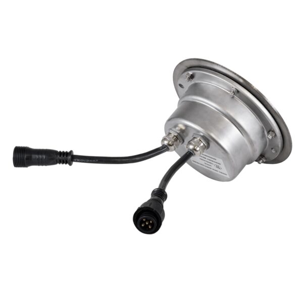 GloboStar® UNDERWATER-JULIA 90565 Υποβρύχιο Χωνευτό Φωτιστικό Σποτ Ειδικό για Σιντριβάνια LED 6W 540lm 15° DC 24V Αδιάβροχο IP68 Φ17 x Υ10.2cm Θερμό Λευκό 2700K – Ανοξείδωτο Ατσάλι – 3 Years Warranty