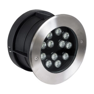 GloboStar® UNDERWATER-JULIA 90570 Υποβρύχιο Χωνευτό Φωτιστικό Σποτ Ειδικό για Σιντριβάνια LED 12W 1020lm 15° DC 24V Αδιάβροχο IP68 Φ18 x Υ11.2cm RGBW DMX512 – Ανοξείδωτο Ατσάλι – 3 Years Warranty