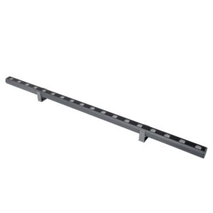 GloboStar® WASHER-PANDA 90578 Μπάρα Φωτισμού Ultra Slim Wall Washer LED 18W 1530lm 15° DC 24V Αδιάβροχο IP67 Μ100 x Π4 x Υ3.5cm Αρχιτεκτονικό Πορτοκαλί 2200K – Γκρι Ανθρακί – 3 Years Warranty