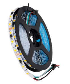 GloboStar® 90588 Digital Pixel Addressable Strip 3 PIN – Ψηφιακή Ταινία LED SMD 5050 14.4W/m 60LED/m 20PIXEL/m SPI/TTL Protocol IC WS2811/UCS16703 1296lm/m 120° DC 12V IP20 Θερμό Λευκό 2700K – Λευκό Σώμα – Μ5000 x Π10 x Υ2mm – Συσκευασία 5 Μέτρων – 5 Χρόνια Εγγύηση