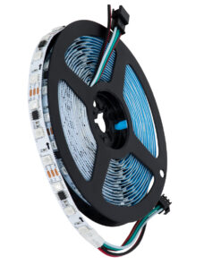 GloboStar® 90589 Digital Pixel Addressable Strip 3 PIN – Ψηφιακή Ταινία LED SMD 5050 14.4W/m 60LED/m 20PIXEL/m SPI/TTL Protocol IC WS2811/UCS16703 1152lm/m 120° DC 12V IP20 RGB – Λευκό Σώμα – Μ5000 x Π10 x Υ2mm – Συσκευασία 5 Μέτρων – 5 Χρόνια Εγγύηση