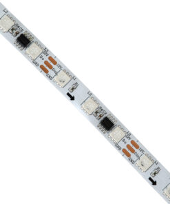 GloboStar® 90589 Digital Pixel Addressable Strip 3 PIN – Ψηφιακή Ταινία LED SMD 5050 14.4W/m 60LED/m 20PIXEL/m SPI/TTL Protocol IC WS2811/UCS16703 1152lm/m 120° DC 12V IP20 RGB – Λευκό Σώμα – Μ5000 x Π10 x Υ2mm – Συσκευασία 5 Μέτρων – 5 Χρόνια Εγγύηση