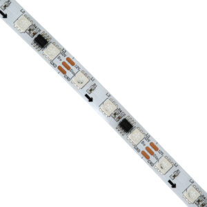 GloboStar® 90589 Digital Pixel Addressable Strip 3 PIN – Ψηφιακή Ταινία LED SMD 5050 14.4W/m 60LED/m 20PIXEL/m SPI/TTL Protocol IC WS2811/UCS16703 1152lm/m 120° DC 12V IP20 RGB – Λευκό Σώμα – Μ5000 x Π10 x Υ2mm – Συσκευασία 5 Μέτρων – 5 Χρόνια Εγγύηση