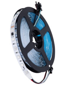 GloboStar® 90596 Digital Pixel Addressable Strip 3 PIN – Ψηφιακή Ταινία LED SMD 5050 14.4W/m 60LED/m 10PIXEL/m SPI/TTL Protocol IC WS2811/SM16703P 1152lm/m 120° DC 24V IP20 RGB – Λευκό Σώμα – Μ5000 x Π10 x Υ2mm – Συσκευασία 5 Μέτρων – 5 Χρόνια Εγγύηση