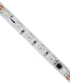 GloboStar® 90596 Digital Pixel Addressable Strip 3 PIN – Ψηφιακή Ταινία LED SMD 5050 14.4W/m 60LED/m 10PIXEL/m SPI/TTL Protocol IC WS2811/SM16703P 1152lm/m 120° DC 24V IP20 RGB – Λευκό Σώμα – Μ5000 x Π10 x Υ2mm – Συσκευασία 5 Μέτρων – 5 Χρόνια Εγγύηση