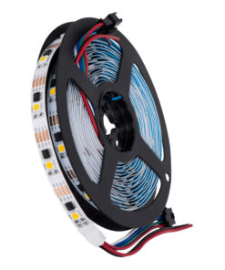 GloboStar® 90598 Digital Pixel Addressable Strip 4 PIN – Ψηφιακή Ταινία LED SMD 5050 9W/m 30LED/m 30PIXEL/m SPI/TTL Protocol IC TM1908 810lm/m 120° DC 12V IP20 Θερμό Λευκό 2700K – Λευκό Σώμα – Μ5000 x Π10 x Υ2mm – Συσκευασία 5 Μέτρων – 5 Χρόνια Εγγύηση