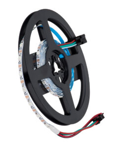 GloboStar® 90605 Digital Pixel Addressable Strip Ultra Slim 3 PIN – Nano Ψηφιακή Ταινία LED SMD 3535 14.4W/m 60LED/m 60PIXEL/m SPI/TTL Protocol IC WS2812/SK6812 1152lm/m 120° DC 5V IP20 RGB – Λευκό Σώμα – Μ2000 x Π4 x Υ1mm – Συσκευασία 2 Μέτρων – 5 Χρόνια Εγγύη