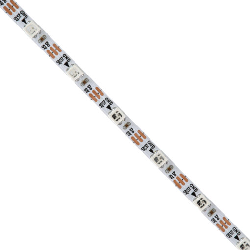 GloboStar® 90605 Digital Pixel Addressable Strip Ultra Slim 3 PIN – Nano Ψηφιακή Ταινία LED SMD 3535 14.4W/m 60LED/m 60PIXEL/m SPI/TTL Protocol IC WS2812/SK6812 1152lm/m 120° DC 5V IP20 RGB – Λευκό Σώμα – Μ2000 x Π4 x Υ1mm – Συσκευασία 2 Μέτρων – 5 Χρόνια Εγγύη
