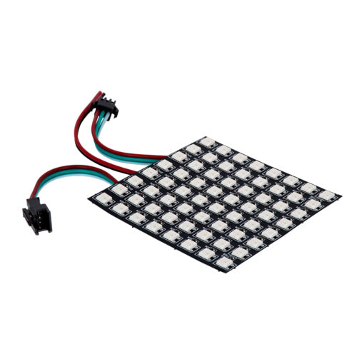 GloboStar® 90607 Digital Pixel Addressable Plate – Ψηφιακή Πλακέτα LED SMD 5050 15.3W/m 64LED/unit 64PIXEL/unit SPI/TTL Protocol IC WS2812/SK6812 1224lm/unit 120° DC 5V IP20 RGB – Μαύρο Σώμα – Μ80 x Π80 x Υ2mm – 5 Χρόνια Εγγύηση