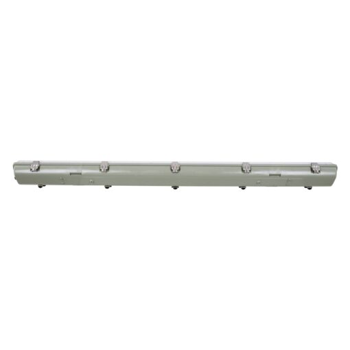GloboStar® 90612 1 x 120cm T8 Tri-Proof Πλαστικό PC Σκαφάκι με Μεταλλικά Clips για Λάμπα Φθορίου LED Τροφοδοσίας Ενός Άκρου Αδιάβροχο IP65