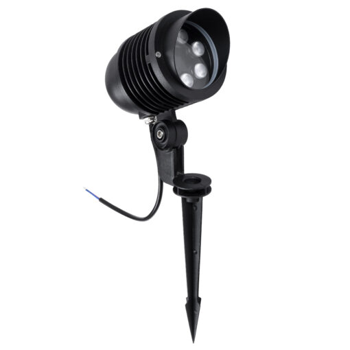 GloboStar® TREELIGHT-LINA 90655 Σποτ Φωτισμού Ειδικό για Φυτά – Δέντρα με Βάση Κήπου / Καρφωτό LED 6W 600lm 30° DC 24V Αδιάβροχο IP65 Μ10.5 x Π18 x Υ40cm Μπλε – Γκρι Ανθρακί – 3 Years Warranty