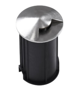 GloboStar® UNDERGROUND-RENA 90661 Χωνευτό Φωτιστικό Σποτ Δαπέδου One Sided LED 1W 115lm 30° DC 24V Αδιάβροχο IP68 Φ5 x Υ9cm Φυσικό Λευκό 4500K – Ανοξείδωτο Ατσάλι – 3 Χρόνια Εγγύηση