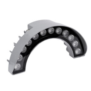 GloboStar® TREELIGHT-WINA 90681 Κυρτή Μπάρα Φωτισμού Wall Washer Ειδική για Φυτά – Δέντρα LED 12W 1320lm 30° DC 24V Αδιάβροχο IP65 Μ23.5 x Π7.5 x Υ12cm Θερμό Λευκό 3000K – Ασημί – 3 Years Warranty