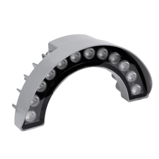 GloboStar® TREELIGHT-WINA 90681 Κυρτή Μπάρα Φωτισμού Wall Washer Ειδική για Φυτά – Δέντρα LED 12W 1320lm 30° DC 24V Αδιάβροχο IP65 Μ23.5 x Π7.5 x Υ12cm Θερμό Λευκό 3000K – Ασημί – 3 Years Warranty