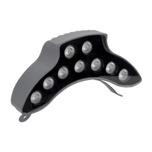 GloboStar® TREELIGHT-PINA 90682 Κυρτή Μπάρα Φωτισμού Wall Washer Ειδική για Φυτά – Δέντρα LED 9W 990lm 30° DC 24V Αδιάβροχο IP65 Μ20.5 x Π5.5 x Υ12cm Θερμό Λευκό 2700K – Γκρι Ανθρακί – 3 Χρόνια Εγγύηση