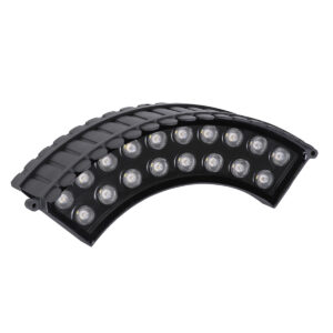 GloboStar® TREELIGHT-JINA 90694 Κυρτή Μπάρα Φωτισμού Wall Washer με Αντιθαμβωτική Γρίλια Ειδική για Φυτά – Δέντρα LED 18W 1710lm 10° DC 24V Αδιάβροχο IP67 L29 x W11 x H10.5cm Φυσικό Λευκό 4500K – Γκρι Ανθρακί – 3 Years Warranty