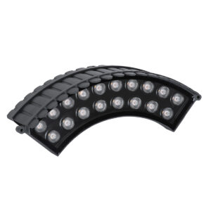 GloboStar® TREELIGHT-JINA 90698 Κυρτή Μπάρα Φωτισμού Wall Washer με Αντιθαμβωτική Γρίλια Ειδική για Φυτά – Δέντρα LED 18W 1530lm 10° DC 24V Αδιάβροχο IP67 Μ29 x Π11 x Υ10.5cm Αρχιτεκτονικό Πορτοκαλί 2200K – Γκρι Ανθρακί – 3 Χρόνια Εγγύηση