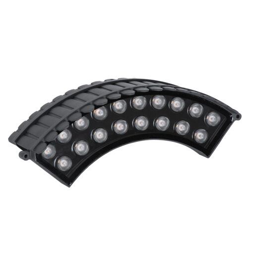 GloboStar® TREELIGHT-JINA 90698 Κυρτή Μπάρα Φωτισμού Wall Washer με Αντιθαμβωτική Γρίλια Ειδική για Φυτά – Δέντρα LED 18W 1530lm 10° DC 24V Αδιάβροχο IP67 Μ29 x Π11 x Υ10.5cm Αρχιτεκτονικό Πορτοκαλί 2200K – Γκρι Ανθρακί – 3 Χρόνια Εγγύηση