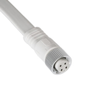 GloboStar® 90701 Ταχυσύνδεσμος Τροφοδοσίας για Digital Pixel Facade Spots IP65 – 4 Καλώδια +/- σε Power Connector 4 PIN Female για Πολύχρωμα RGB+RGBW