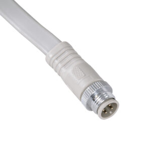 GloboStar® 90702 Ταχυσύνδεσμος Τροφοδοσίας Τύπου T IP65 – 2 Καλώδια +/- σε T DC Power Connector 4 PIN Male για Ένωση 4 PIN Female RGB+RGBW Digital Modules