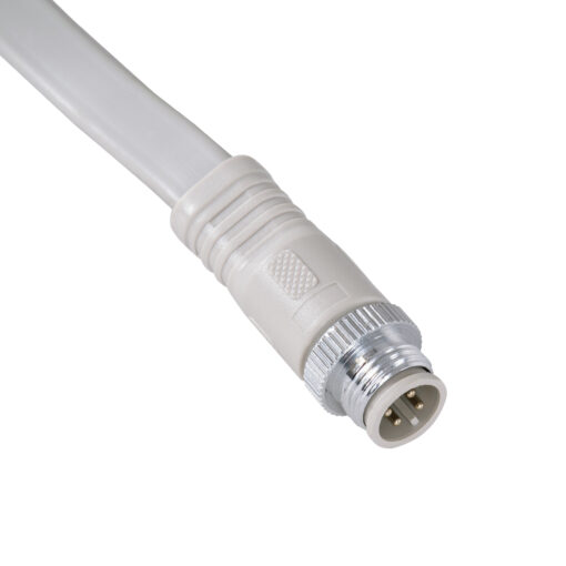 GloboStar® 90702 Ταχυσύνδεσμος Τροφοδοσίας Τύπου T IP65 – 2 Καλώδια +/- σε T DC Power Connector 4 PIN Male για Ένωση 4 PIN Female RGB+RGBW Digital Modules