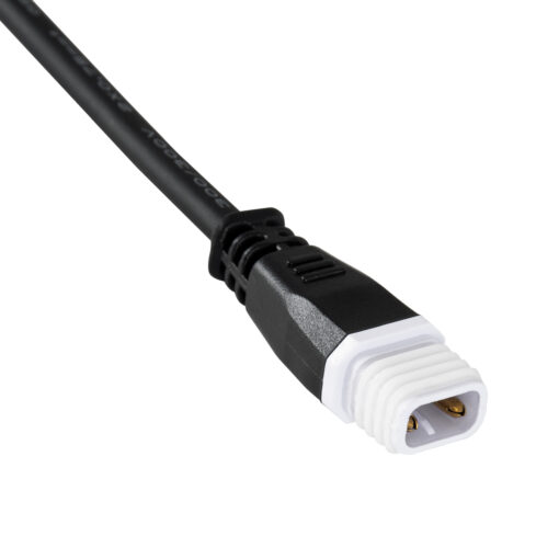 GloboStar® 90703 Ταχυσύνδεσμος Τροφοδοσίας για Wall Washer IP65 – 2 Καλώδια +/- σε Power Connector 2 PIN Male για Μονόχρωμα Wall Washer