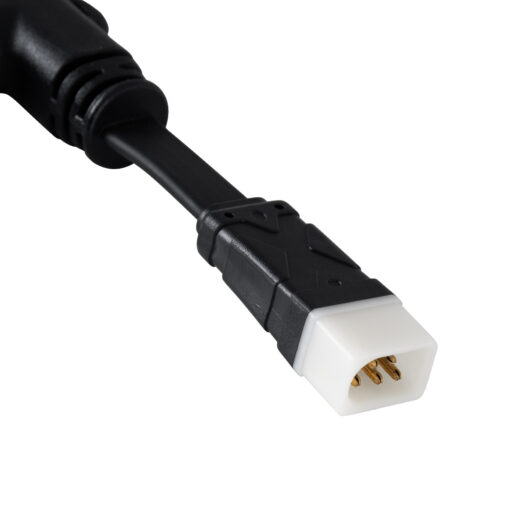 GloboStar® 90711 Ταχυσύνδεσμος Τροφοδοσίας T για Wall Washer Tuber – 2 Καλώδια +/- σε Power Connector 5 PIN Male & Power Connector 5 PIN Female για Πολύχρωμα RGB+RGBW Tuber