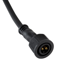 GloboStar® 90715 Ταχυσύνδεσμος Τροφοδοσίας για Wall Washer IP65 – 2 Καλώδια +/- σε Power Connector 2 PIN Male για Μονόχρωμα Wall Washer