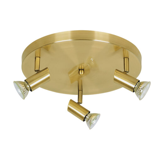 InLight Επιτοίχιο σποτ από μέταλλο σε οξυντέ απόχρωση (9075-3Φ-Οξυντέ)