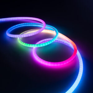 GloboStar® NEONIO 90756 Digital Pixel Addressable Neon Strip – Ψηφιακή Ταινία Neon Flex LED SMD 5050 14.4W/m 60LED/m 20PIXEL/m SPI/TTL Protocol IC SM16703P/WS2811/WS2812 864lm/m 360° DC 12V Αδιάβροχη IP67 Πολύχρωμη RGB – Λευκό Σώμα – Μ1000 x Π2 x Υ2cm – Συσκευασία 10 Μέτρων – 2 Χρόνια Εγγύηση