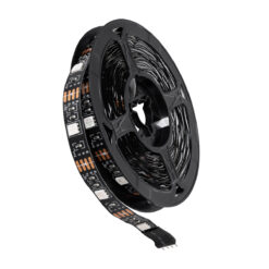 GloboStar® DIGISTRIP 90759 Set RGB Strip – Σετ Ταινίας 5 Μέτρων με Controller & WiFi Mobile APP – LED SMD 5050 36W/5m 150LED/5m 2880lm/m 120° DC 5V με USB 2.0 & WiFi Mobile APP IP20 Πολύχρωμο RGB – Dimmable – Μαύρο Σώμα – Μ500 x Π1 x Υ0.2cm – Συσκευασία 5 Μέτρων – 2 Χρόνια Εγγύηση