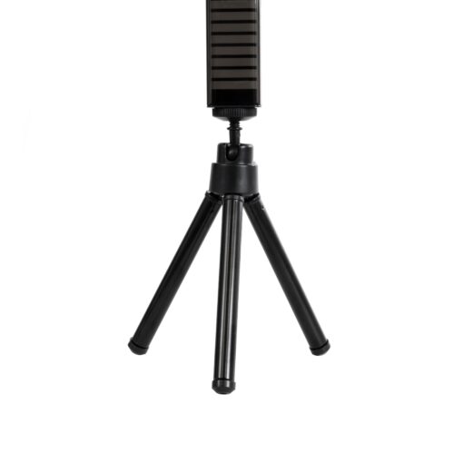 GloboStar® DIGICOLUMN 90761 Μοντέρνο Επιτραπέζιο Φωτιστικό Γραφείου WiFi Digital Pixel Rhythm Music Bar LED 8W 640lm 90° DC 5V με USB 2.0 & WiFi Mobile APP IP20 – Εναλλαγή Φωτισμού μέσω WiFi Εφαρμογής – Πολύχρωμο RGB – Dimmable – Μαύρο – Μ2.3 x Π2.5 x Υ19cm – 2 Χρόνια Εγγύηση