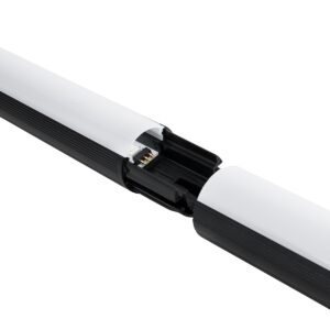 GloboStar® DIGICOLUMN 90764 Μοντέρνο Επιδαπέδιο Φωτιστικό Γραφείου Digital Pixel Symphony Bar LED 16W 1280lm 180° DC 5V με USB 2.0 IP20 – Εναλλαγή Φωτισμού μέσω Τηλεχειριστηρίου – Πολύχρωμα RGB – Dimmable – Μαύρο – Φ3 x Υ165cm – 2 Χρόνια Εγγύηση