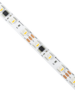 GloboStar® DIGIPRO 90773 Ψηφιακή Ταινία LED SMD 5050 12W/m 60LED/m 20PIXEL/m SPI/TTL Protocol IC TM1814/UCS1912/UCS2912 1200lm/m 120° DC 12V IP20 Πολύχρωμη RGB+WW – Dimmable – Λευκό Σώμα – Μ5000 x Π10 x Υ2mm – Συσκευασία 5 Μέτρων – 5 Χρόνια Εγγύηση