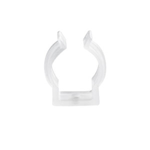 GloboStar® CON-NEONIO 90778 Βάση Στήριξης Ω για την NEONIO Digital Neon Flex LED 14.4W/m 12VDC με Π2 x Υ2cm – Διάφανο – Μ2.3 x Π2 x Υ2.7cm