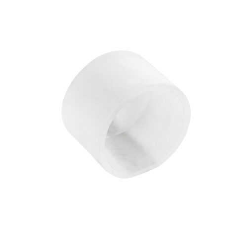 GloboStar® CON-NEONIO 90779 Τάπα Σιλικόνης Σύνδεσης & Τερματική για την NEONIO Digital Neon Flex LED 14.4W/m 12VDC με Π2 x Υ2cm – Διάφανη – Μ2.3 x Π2.2 x Υ2.2cm