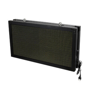 GloboStar® DISPLAY 90796 LED Scrolling Display 64x32cm – Κυλιόμενη Ψηφιακή Πινακίδα / Επιγραφή Διπλής Όψης P10 LED SMD AC 220-240V – Λειτουργία μέσω Wi-Fi με Εφαρμογή APP – Αισθήτηρας Θερμοκρασίας και Υγρασίας – Αδιάβροχο IP65 – Μ70 x Π11 x Υ38.5cm – Ψυχρό Λευκό 6000K – 1 Χρόνο Εγγύηση
